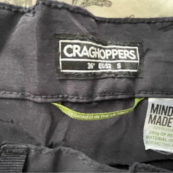 Craghoppers Blue Cargo Pants Relaxed Fit Lightweight - Picture 8 of 11